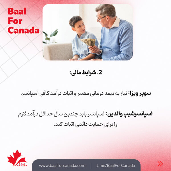 مقایسه سوپر ویزا و اسپانسرشیپ والدین کانادا