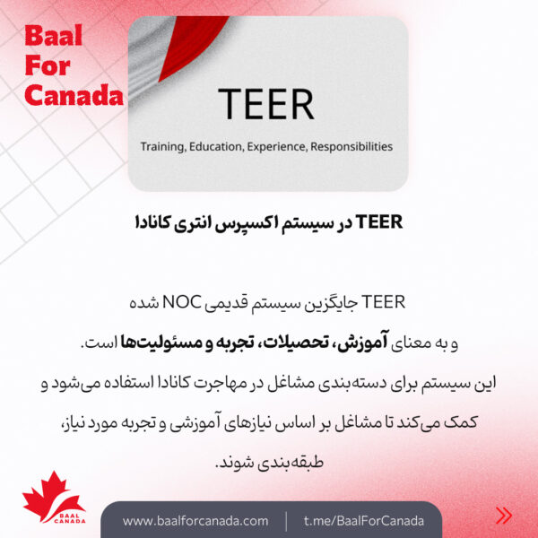 اقامت دائم کانادا با توجه به شغل
