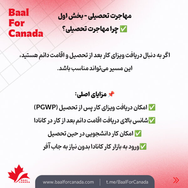 مقایسه مسیرهای مهم مهاجرتی به کانادا