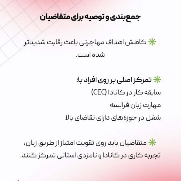 دراو های اکسپرس انتری کانادا 2025